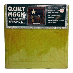Quilt Magic No Sew Wall Hanging Kit #409 Mary Joseph‎ With Fabric Sealed Holiday